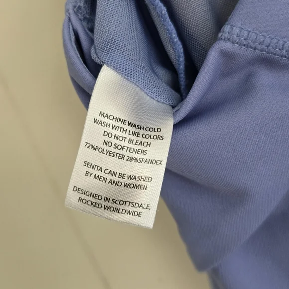 Senita Athletics Sky Blue Mini Dress-Size S - Picture 3 of 7